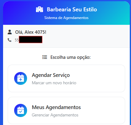 Portal de agendamento — tela 4 de 11